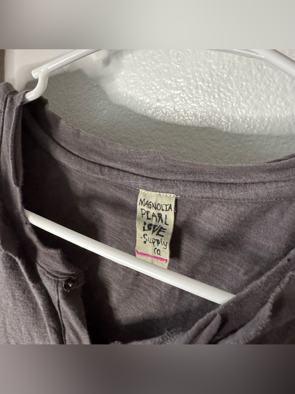 Magnolia Pearl Beethoven Julien Henley Shirt Loose Top - Picture 7 of 12